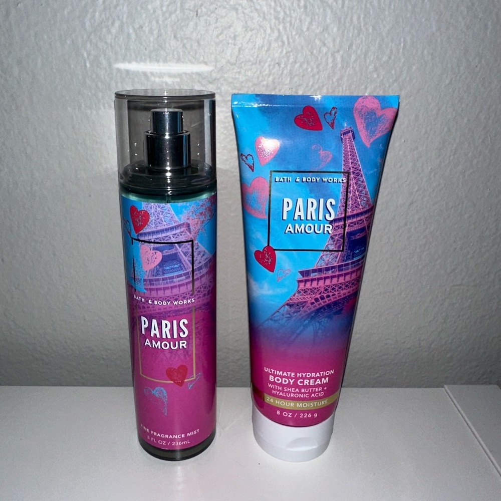 Bath & Body Works “Paris Amour” full size body cream lotion body mist - Picture 2 of 4